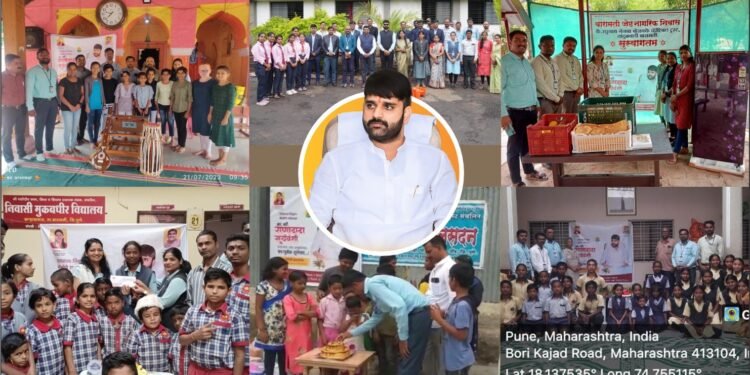 दत्तकला शिक्षण संस्थेचे उपाध्यक्ष .राणादादा सूर्यवंशी यांचा वाढदिवस विविध सामाजिक उपक्रमानी  साजरा