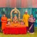माजी मंत्री हर्षवर्धन पाटील यांचे मोठ्या प्रमाणात पाऊस पडून दुष्काळाचे संकट दूर व्हावे यासाठी  गणरायाला साकडे