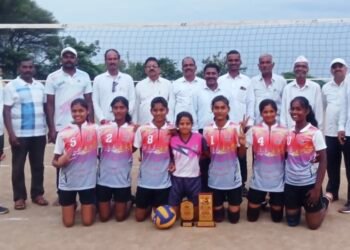 जिल्हास्तरीय व्हॉलीबॉल स्पर्धेत म्हसोबाचीवाडी विद्यालयास प्रथम क्रमांक