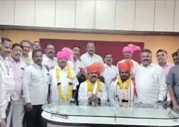 इंदापूर तालुका शिक्षक सोसायटीच्या सभापती पदी सतीश दराडे तर उपसभापतीपदी संतोष गदादे यांची निवड