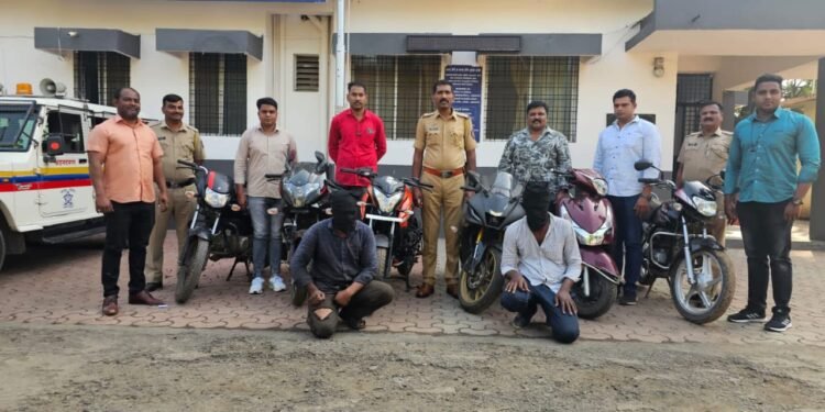 महागड्या दुचाकींची चोरी करणारी टोळी कोतवाली पोलिसांकडून जेरबंद