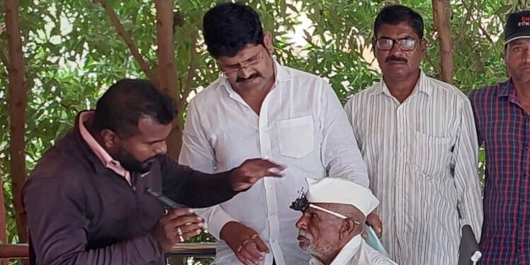 *सिद्धेश्वर निंबोडी परिसरात मोफत नेत्र तपासणी व आरोग्य शिबिराला प्रतिसाद*